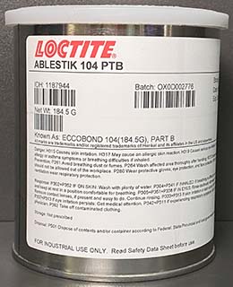 樂泰ABLESTIK 104 PTB環(huán)氧粘合劑|Henkel 漢高 / Loctite 樂泰|